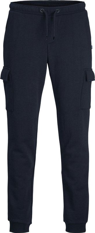 Jack and Jones Junior - Cargobroek - Zwart - Loopback Sweatstof - Regular Fit