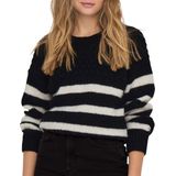 Gebreide Pullover - O-hals - Lange Mouwen - Wijde Mouwen