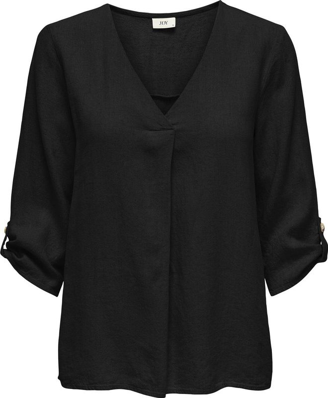 JDY - Top - Blousetop - V-Hals - Korte Mouwen - Polyester