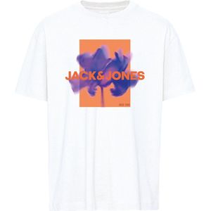 JACK & JONES JUNIOR T-shirt JCOFLORALS met Printopdruk Wit