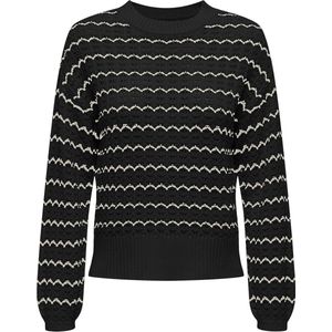 Only Trui Onlasa Ls O-neck Cc Cs Knt 15320753 Black/birch Dames