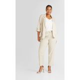 Vero Moda - Jesmilo - Blazer - Groen - 55% LENZING™ ECOVERO™ Viscose, 45% Linnen
