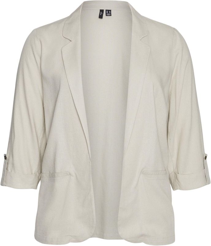 Vero Moda - Jesmilo - Blazer - Groen - 55% LENZING™ ECOVERO™ Viscose, 45% Linnen