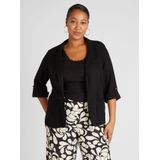 Blazer - Reverse - Voorzakken - Curve - Regular Fit - 55% LENZING™ ECOVERO™ Viscose, 45% Linnen