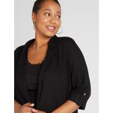 Blazer - Reverse - Voorzakken - Curve - Regular Fit - 55% LENZING™ ECOVERO™ Viscose, 45% Linnen