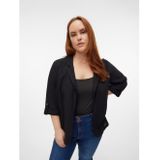 Web - Driekwartbroek - Zwart - 55% Viscose 45% Linnen