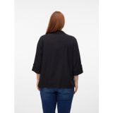 Web - Driekwartbroek - Zwart - 55% Viscose 45% Linnen