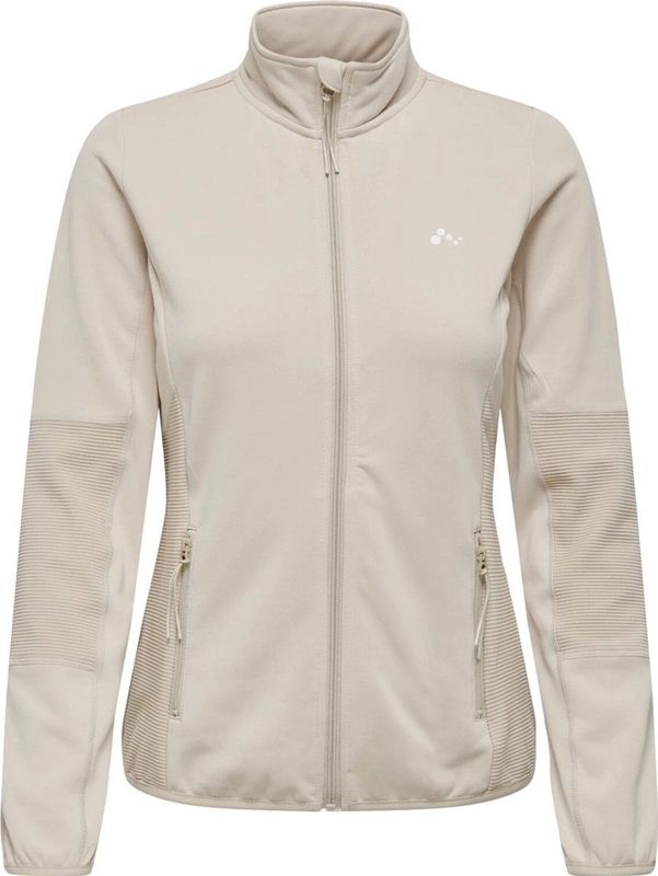 ONLY PLAY - Jas - Hoge Hals - Lange Mouwen - Ritssluiting - Geribd Detail