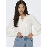 Jacqueline de Yong - Jdyrachel Pintuck Top Wvn - Blouse - Cloud Dancer
