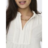 Jacqueline de Yong - Jdyrachel Pintuck Top Wvn - Blouse - Cloud Dancer