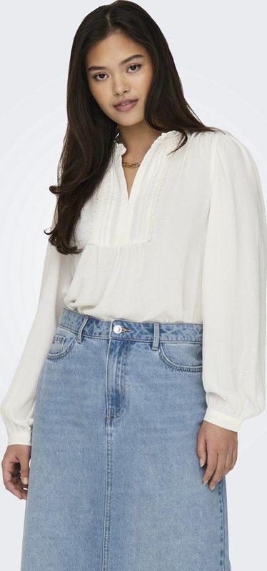 Jacqueline de Yong - Jdyrachel Pintuck Top Wvn - Blouse - Cloud Dancer