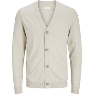 Gebreide Cardigan - V-hals - Lange Mouwen - Katoen/Viscose/Nylon