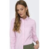 Jacqueline de Yong - Blouse - Roze/Wit - Katoen