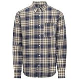 Only & Sons Onsral Ls Slim Check Shirt Vrijetijdshemd voor heren, Kangaroo/tegels: jurk blues