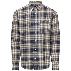Overhemd - Geruit - Flanel - Slim Fit - Lange Mouw