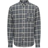 Overhemd - Geruit - Flanel - Button-down Kraag - Lange Mouw