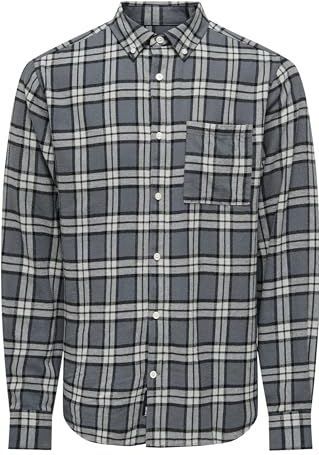 Overhemd - Geruit - Flanel - Button-down Kraag - Lange Mouw