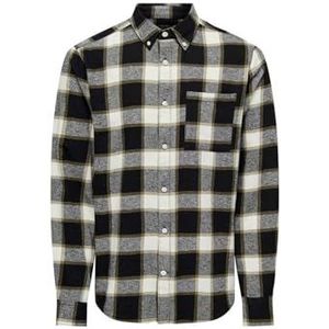 ONSRAL LS Slim Check Shirt, Kangaroo, XL