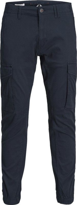 Jack and Jones Junior - Cargobroek - Gebreide Stof - Knoop- en Oogsluiting
