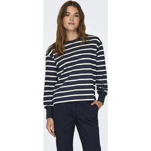 JDY - JDYIVY BUTTON SWEAT JRS - Dames - Sweatshirt - Zwart - Katoen