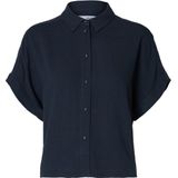 Shirt - Cropped - Korte Mouwen - Regular Fit - 85% LENZING™ ECOVERO™ Viscose