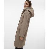Vmsasia - Jas - Met Capuchon - Knoopsluiting met Dubbele Knopenrij - Voorzakken - Volledig Gevoerd