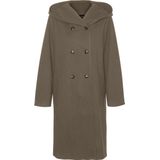 Vmsasia - Jas - Met Capuchon - Knoopsluiting met Dubbele Knopenrij - Voorzakken - Volledig Gevoerd