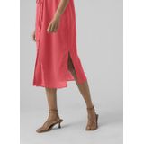 Vero Moda - Iris - Midi-jurk - Multicolor - 80% LENZING™ ECOVERO™ Viscose, Knoopsluiting, Regular Fit