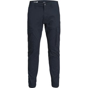 Jack and Jones Junior - Cargobroek - Gebreide Stof - Knoop- en Oogsluiting