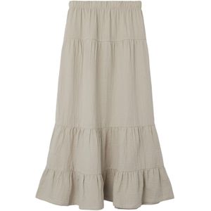 Rok - Lang - Mousseline - Verstelbare Taille