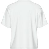 Pieces - T-shirt - Bright White - Polyester/Katoen - Korte Mouwen