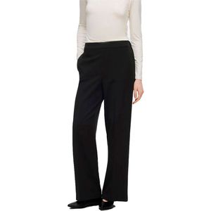 SELECTED FEMME - Slfemma-tara Mw Wide Pant - Damesbroek - Zwart