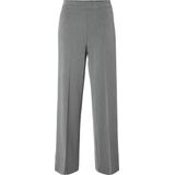 Selected Femme Emma-Tara MW Wide Pant Light Grey Melange