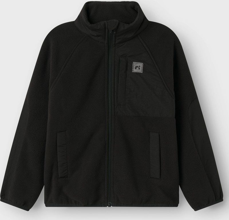 NAME IT - Bovenkleding - Jas - Blauw - 100% Polyester - Hoge Kraag