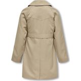 ONLY GIRLS - Trenchcoat - Zwart - Katoen-Polyestermix