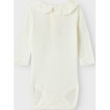 Merino Wol - Romper - Lange Mouwen - Knoopsluiting - Drukknoopsluiting in het Kruis