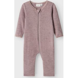 Wang - Overall - Mélange - Wol - Lange Mouw - Ritssluiting