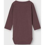 Name It Romper L/æ - Wol - NbfWillitus - Sparrow - Name It - 50 - Romper L/S