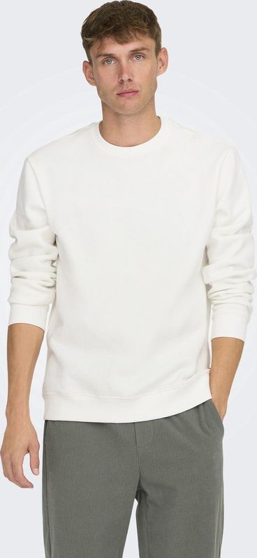 Only & Sons Sweatshirt 'ONSConnor'  offwhite