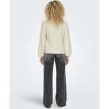 Only - ONLKATIA - Trui - Whitecap Gray - Hoog Sluitende Kraag, Lange Mouwen, Regular Fit