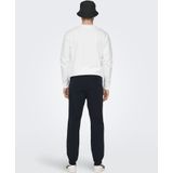 Onslinus - Tapered Fit - Broeken - Zwart - Elastische Tailleband, Zijzakken