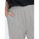 Only Broek Onlsweat Life Pants Relaxed Swt Noo 15323523 Light Grey Melange Dames
