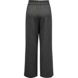 Only - Elise Wide Pull-Up Broek - Donkergrijs - Dames - Regular Fit