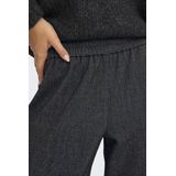 Only - Elise Wide Pull-Up Broek - Donkergrijs - Dames - Regular Fit