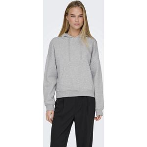 Onlsweat - L/S Sweat à Capuche - Grijs - Katoen