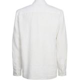 Shirt - Linnen - Relaxed Fit - Overhemdkraag - Lange Mouwen - Knoopsluiting