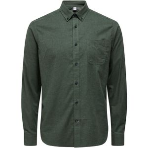 Only Sons - Onsroad Life Reg Melange Ls Shirt Noos - Heren - Overhemden