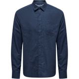 Only & Sons - Onsroad Life - T-shirt - Marineblauw - Katoen - 1 stuk