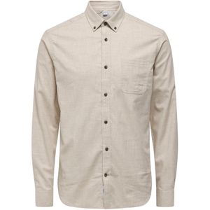 Only & Sons - Onsroad Life - Overhemd - Zilver - Katoen