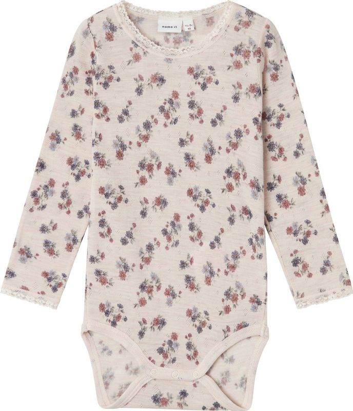 Name It - Wang Wool Needle Mini Body - Lange Mouwen - 100% Merino Wol